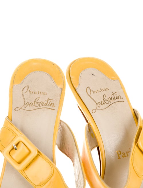 Christian Louboutin Leather Slides