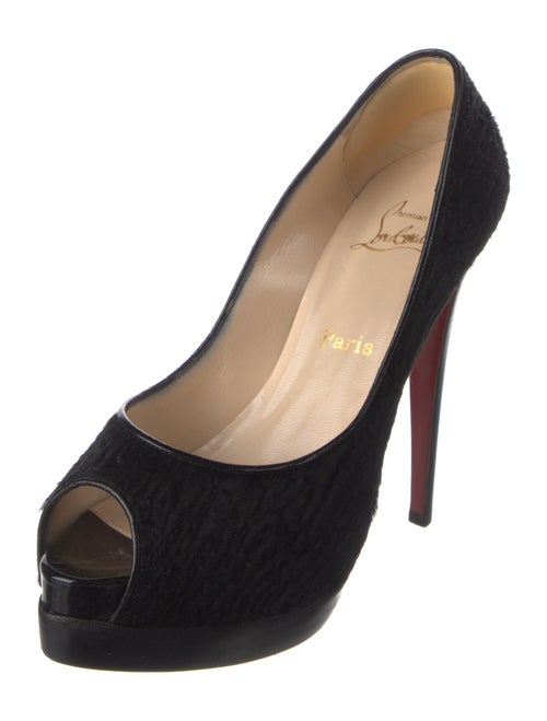 Christian Louboutin Altdama 140 Lamb Fur Pumps