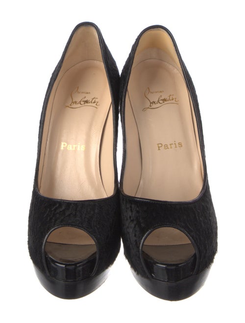 Christian Louboutin Altdama 140 Lamb Fur Pumps