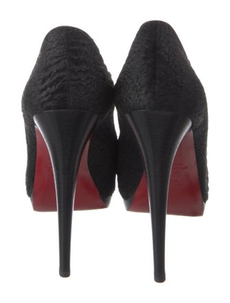Christian Louboutin Altdama 140 Lamb Fur Pumps