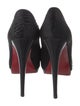 Christian Louboutin Altdama 140 Lamb Fur Pumps