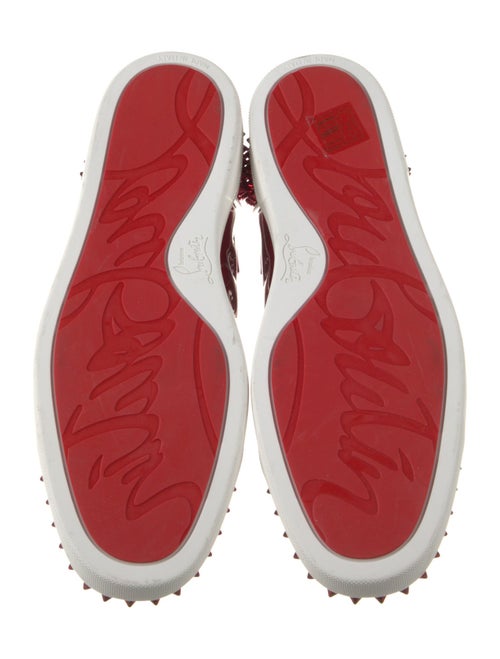 Christian Louboutin PVC Studded Accents Sneakers
