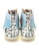 Christian Louboutin Mesh Colorblock Pattern Sneakers