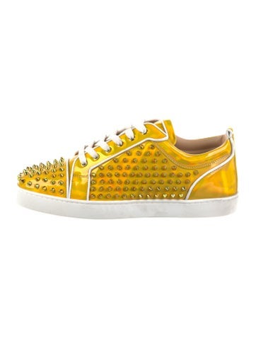 Christian Louboutin Sneakers Patent Leather Studded Accents 11.5