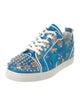 Christian Louboutin Leather Printed Sneakers