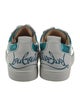 Christian Louboutin Patent Leather Colorblock Pattern Sneakers