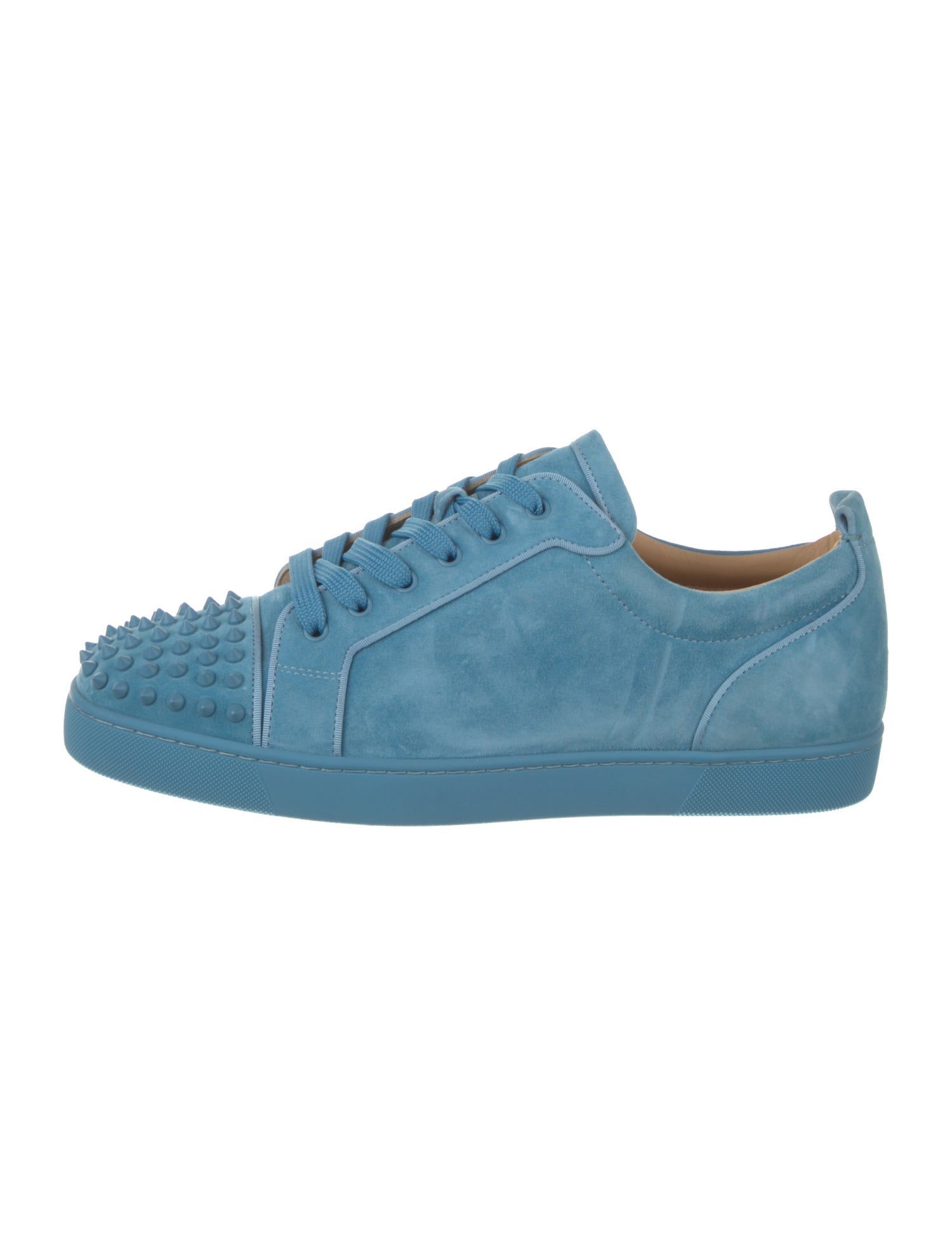 Christian Louboutin Suede Studded Accents Sneakers