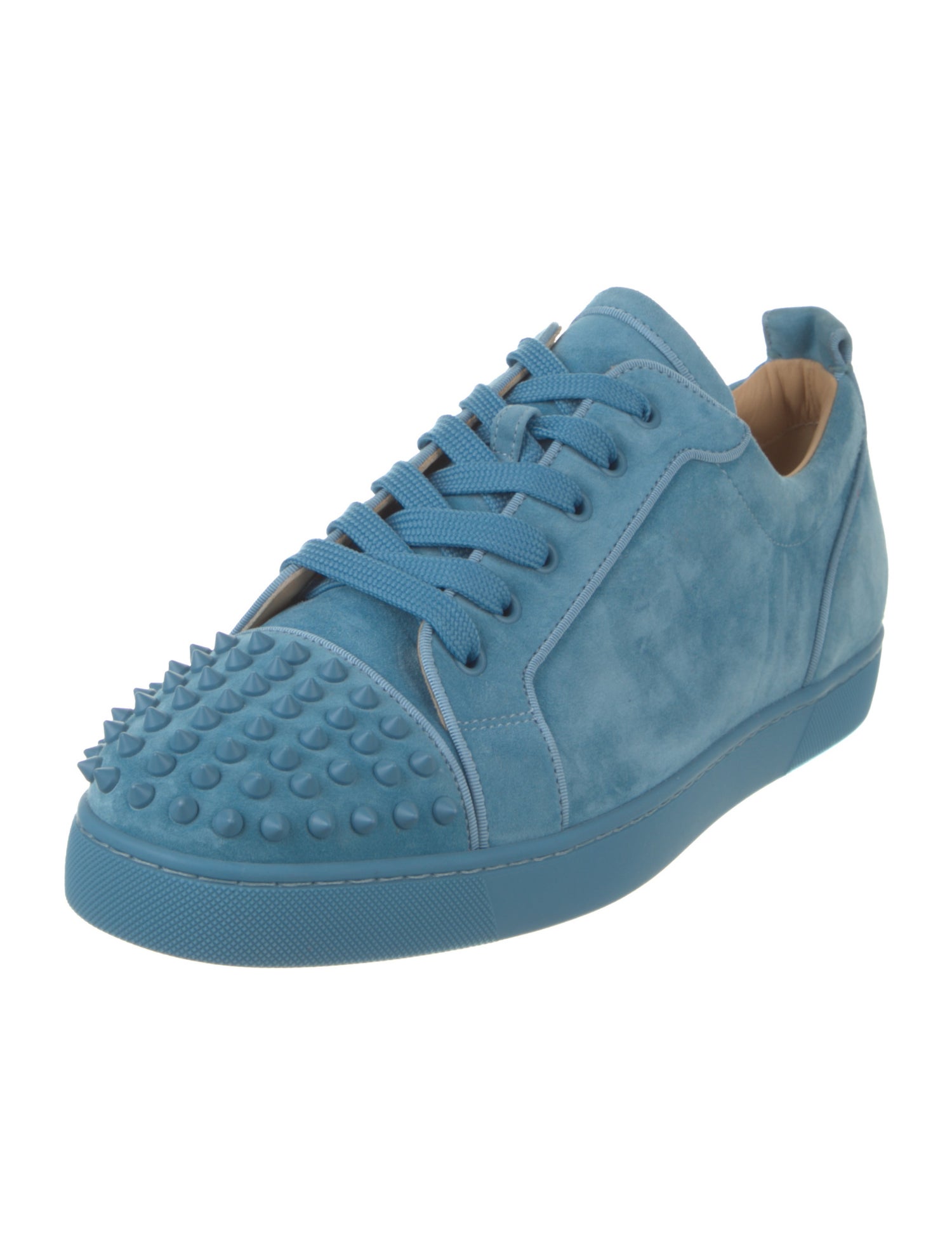 Christian Louboutin Suede Studded Accents Sneakers