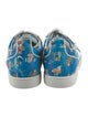 Christian Louboutin Satin Printed Sneakers