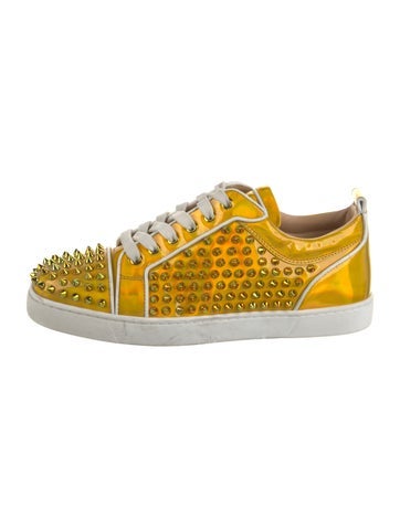 Christian Louboutin Sneakers Patent Leather Studded Accents 11