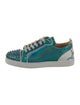 Christian Louboutin Patent Leather Colorblock Pattern Sneakers