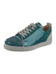 Christian Louboutin Patent Leather Colorblock Pattern Sneakers