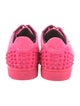 Christian Louboutin Suede Studded Accents Sneakers
