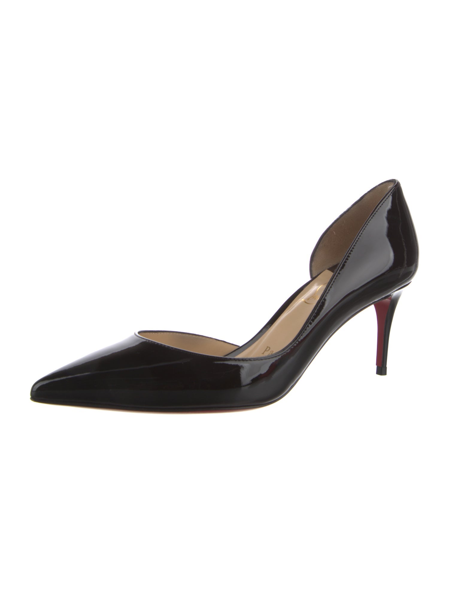 Christian Louboutin Patent Leather D'Orsay Pumps