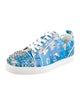 Christian Louboutin Satin Printed Sneakers
