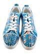 Christian Louboutin Satin Printed Sneakers