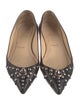 Christian Louboutin Spike Accents Leather Ballet Flats