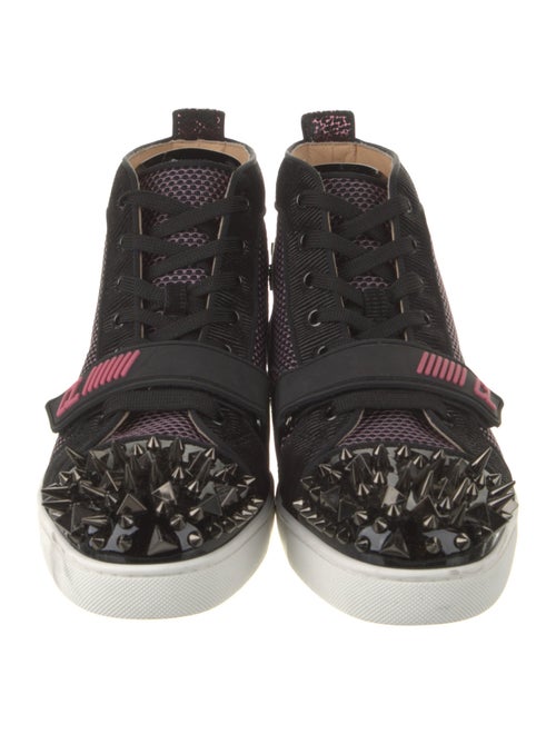 Christian Louboutin Mesh Printed Sneakers