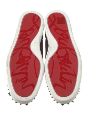 Christian Louboutin Mesh Printed Sneakers
