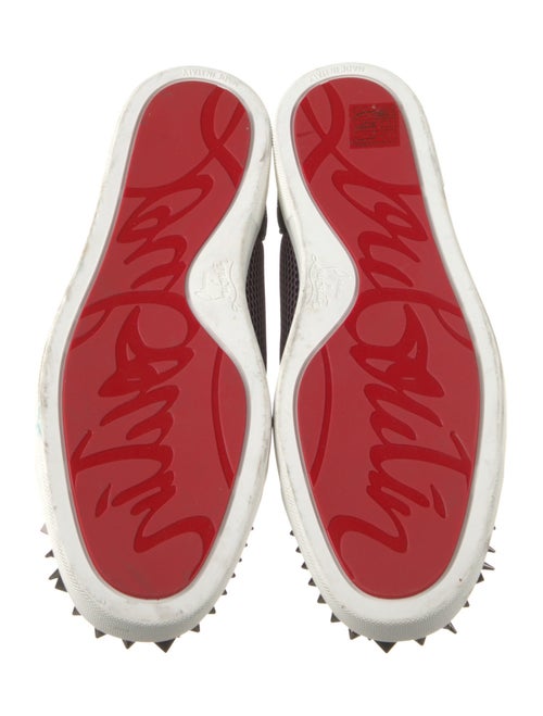 Christian Louboutin Mesh Printed Sneakers
