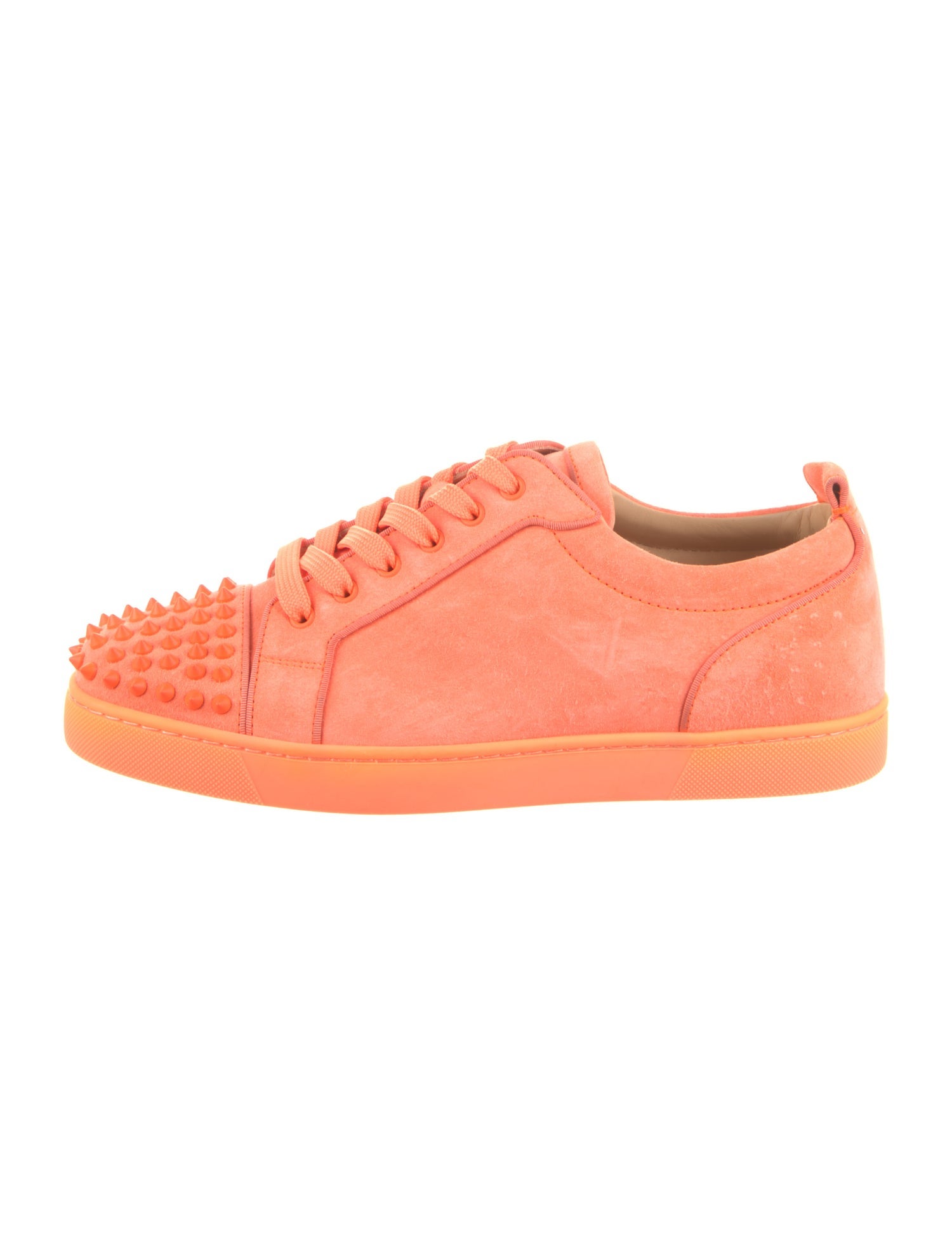 Christian Louboutin Suede Studded Accents Sneakers
