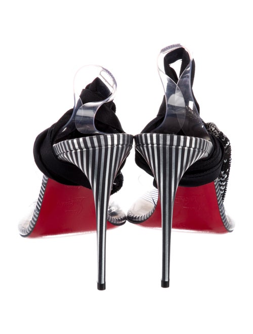 Christian Louboutin PVC Striped Sandals