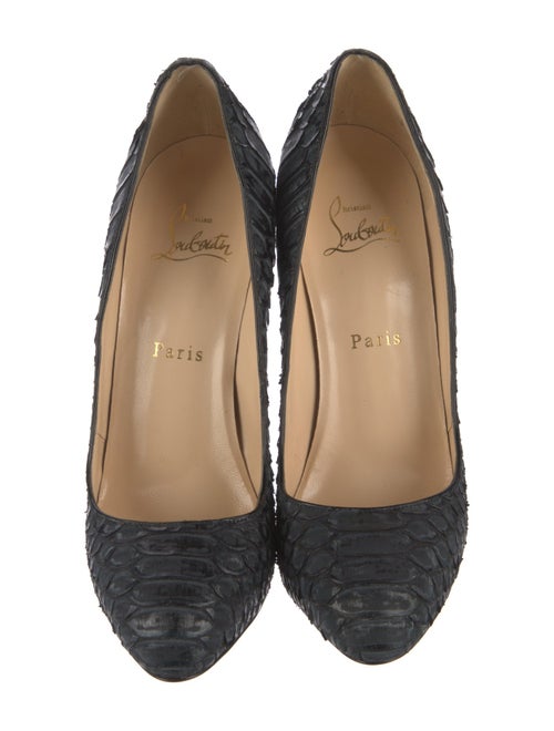Christian Louboutin Python Pumps