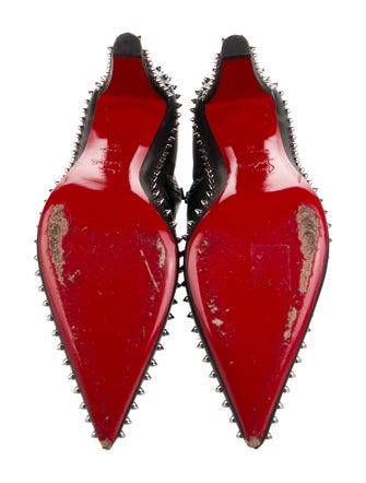 Christian Louboutin Spike Accents Leather Boots