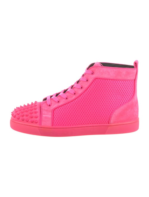 Christian Louboutin Mesh Studded Accents Sneakers