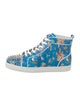 Christian Louboutin Leather Printed Sneakers
