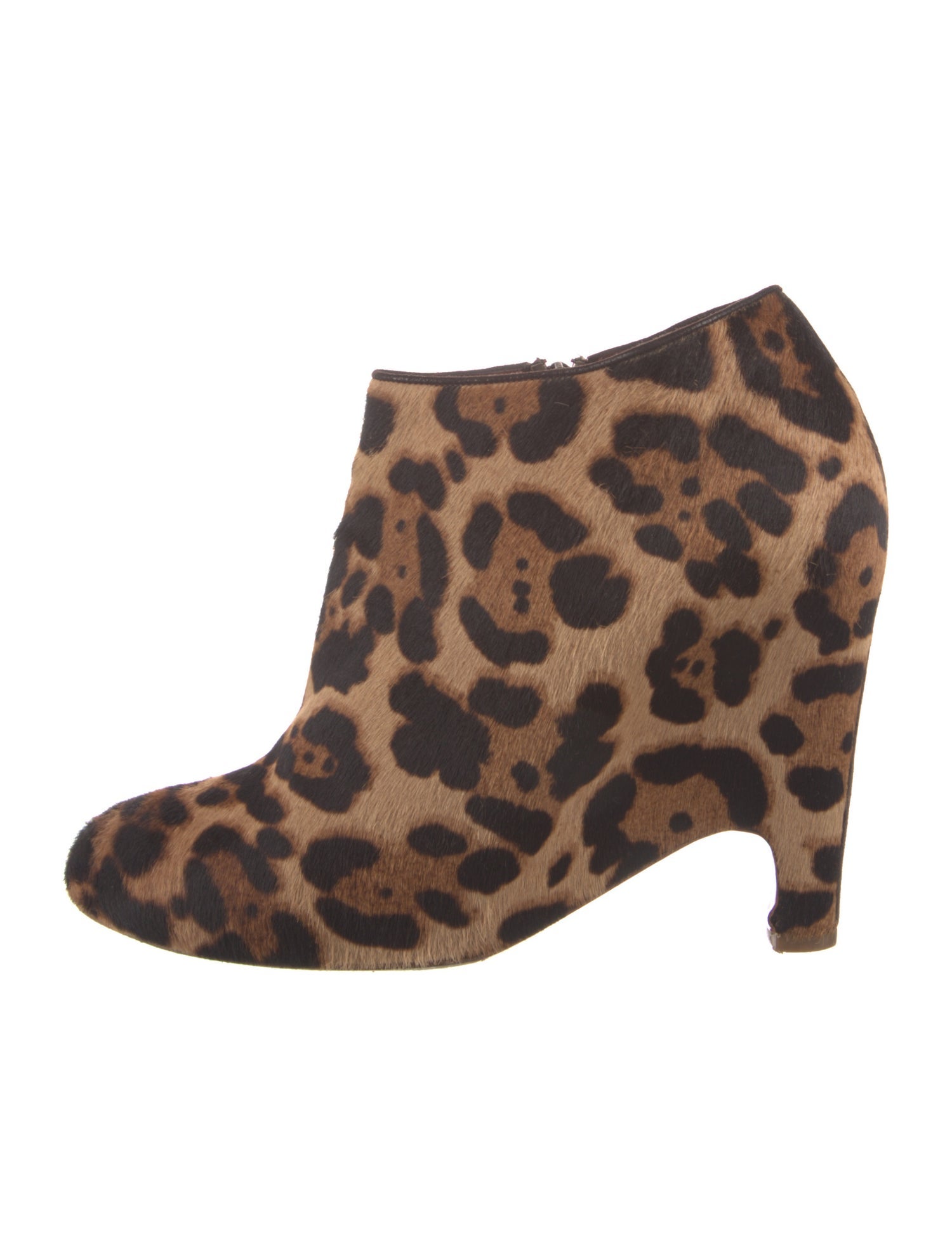 Christian Louboutin Ponyhair Animal Print Boots