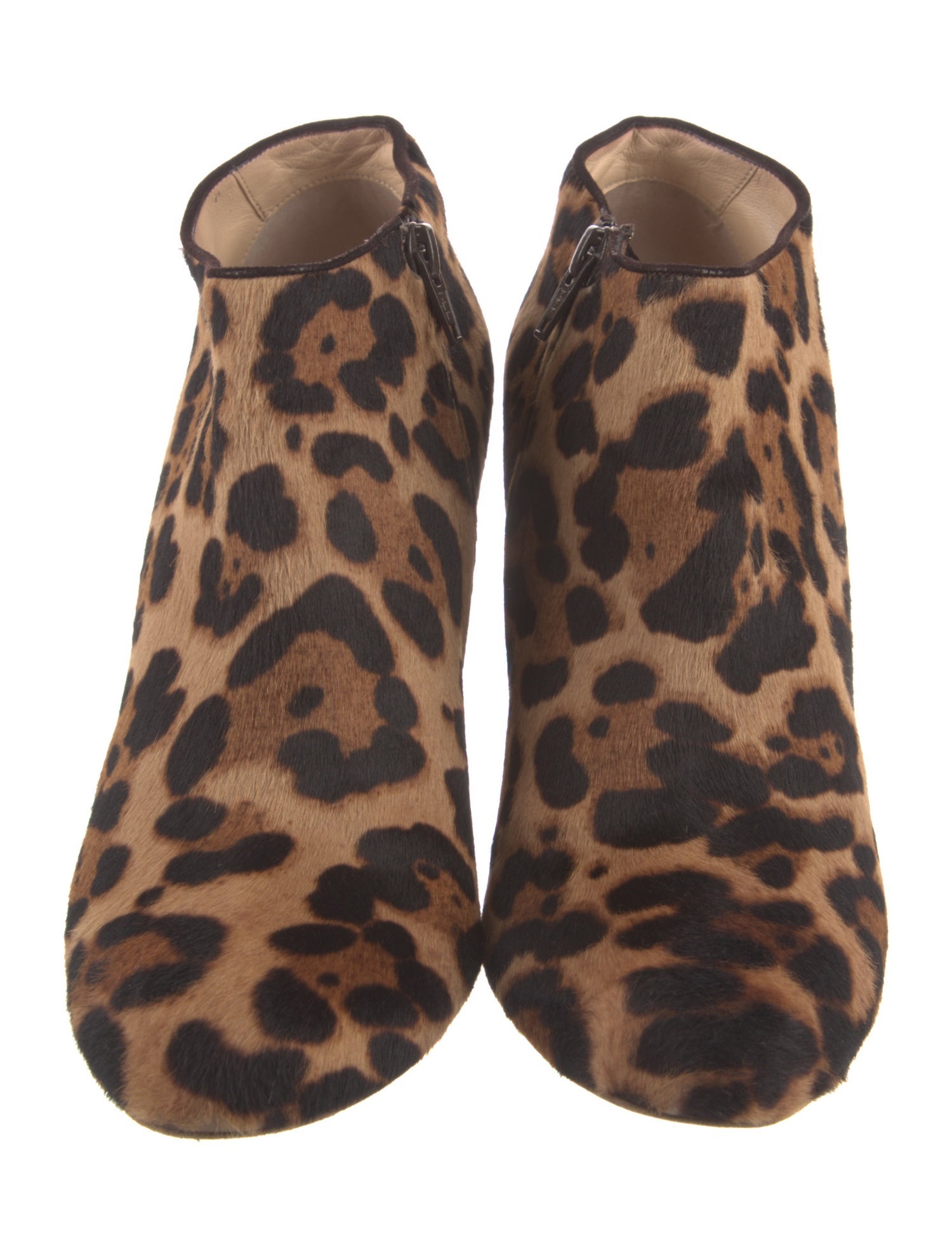 Christian Louboutin Ponyhair Animal Print Boots