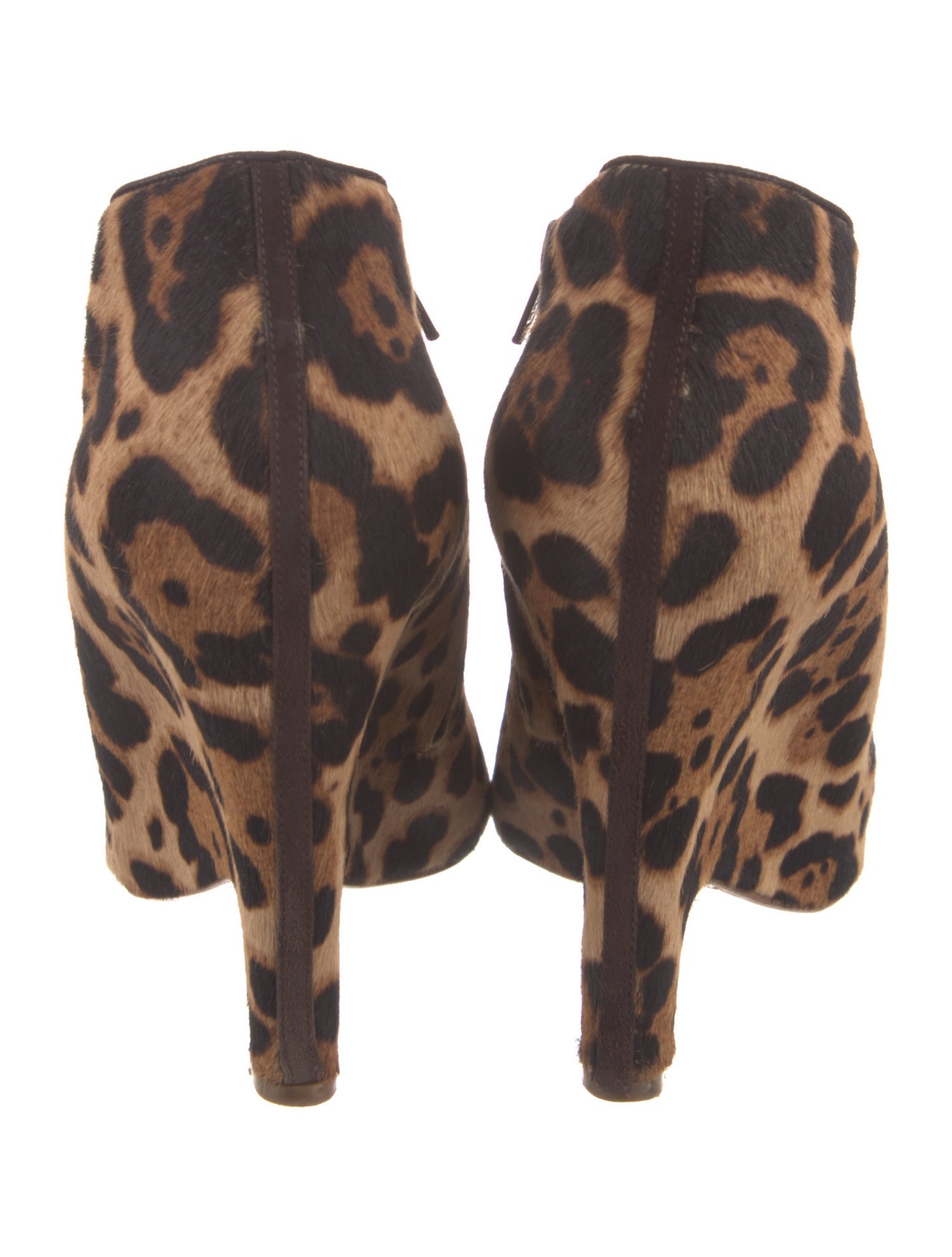 Christian Louboutin Ponyhair Animal Print Boots