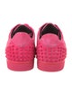Christian Louboutin Suede Studded Accents Sneakers