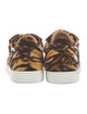 Christian Louboutin Canvas Animal Print Sneakers