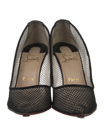 Christian Louboutin Mesh Mesh Accents Pumps