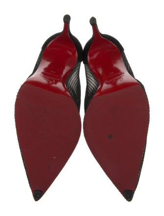 Christian Louboutin Mesh Mesh Accents Pumps