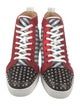 Christian Louboutin Canvas Striped Sneakers