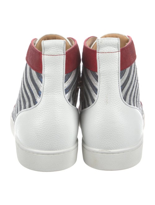 Christian Louboutin Canvas Striped Sneakers