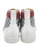 Christian Louboutin Canvas Striped Sneakers