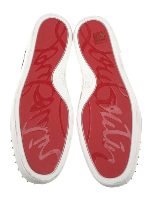 Christian Louboutin Canvas Striped Sneakers