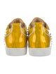 Christian Louboutin Patent Leather Studded Accents Sneakers