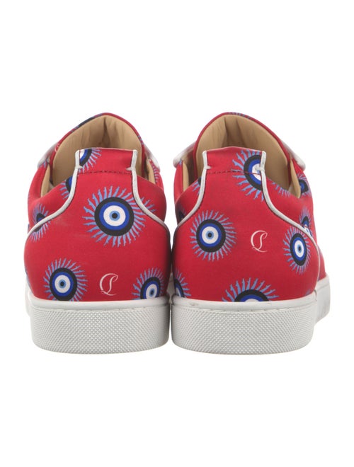 Christian Louboutin Satin Printed Sneakers
