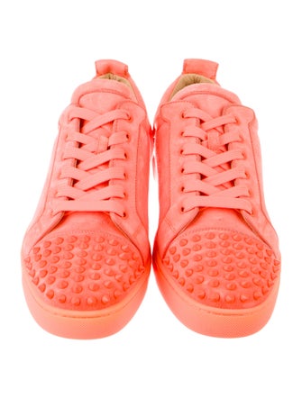 Christian Louboutin Suede Studded Accents Sneakers