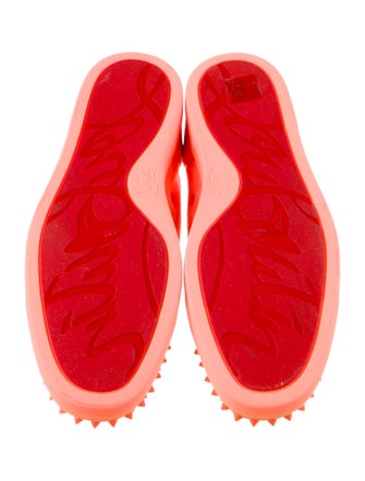 Christian Louboutin Suede Studded Accents Sneakers