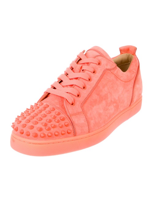 Christian Louboutin Suede Studded Accents Sneakers