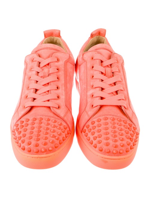 Christian Louboutin Suede Studded Accents Sneakers