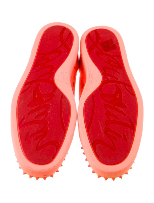 Christian Louboutin Suede Studded Accents Sneakers