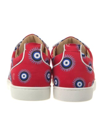Christian Louboutin Satin Printed Sneakers