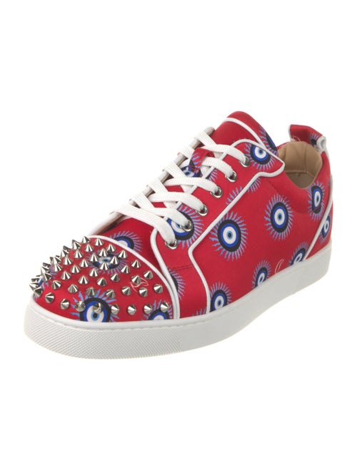 Christian Louboutin Satin Printed Sneakers